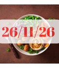 Evento Level UP 26/11/26 - Elección de menú